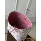 Replica Borsa tote Louis Vuitton Neverfull MM M22980 Rosa