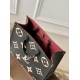 Replica Borsa tote Louis Vuitton Onthego GM M45945 Monogramma bicolore