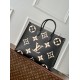 Replica Borsa tote Louis Vuitton Onthego GM M45945 Monogramma bicolore