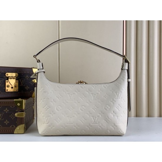 Replica Borsa Louis Vuitton Sac Sport Slouchy M46609 Monogram Empreinte Cream