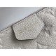 Replica Borsa Louis Vuitton Sac Sport Slouchy M46609 Monogram Empreinte Cream