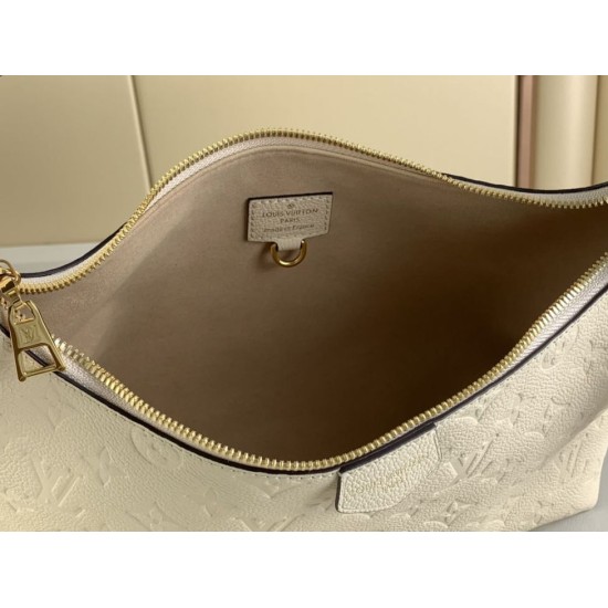 Replica Borsa Louis Vuitton Sac Sport Slouchy M46609 Monogram Empreinte Cream