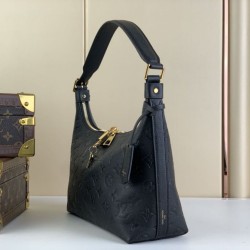 Replica Borsa Louis Vuitton Sac Sport Slouchy M46610 Monogram Empreinte Nera