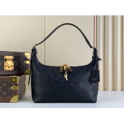 Replica Borsa Louis Vuitton Sac Sport Slouchy M46610 Monogram Empreinte Nera