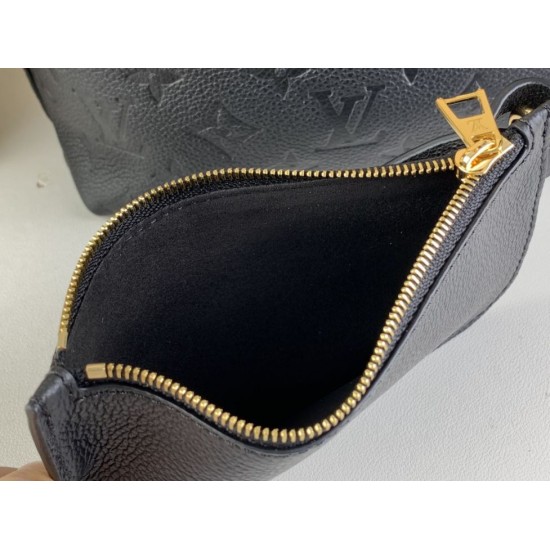 Replica Borsa Louis Vuitton Sac Sport Slouchy M46610 Monogram Empreinte Nera