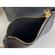 Replica Borsa Louis Vuitton Sac Sport Slouchy M46610 Monogram Empreinte Nera