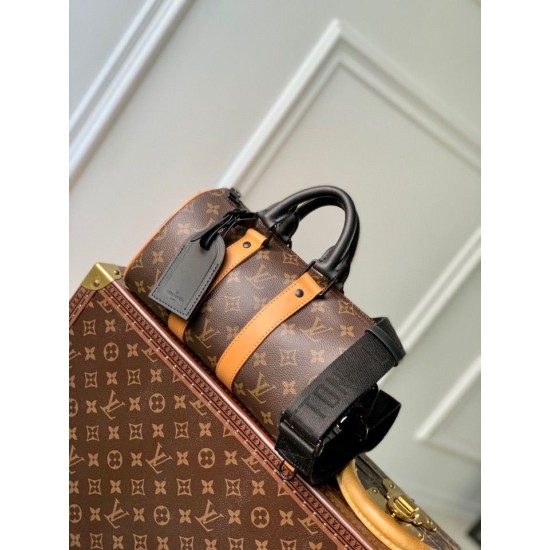 Replica Borsa Louis Vuitton Keepall Bandoulière 25 M46687 Monogramma Macassar