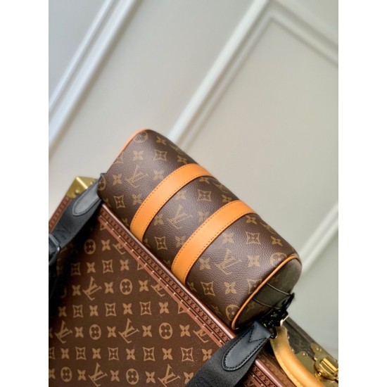 Replica Borsa Louis Vuitton Keepall Bandoulière 25 M46687 Monogramma Macassar