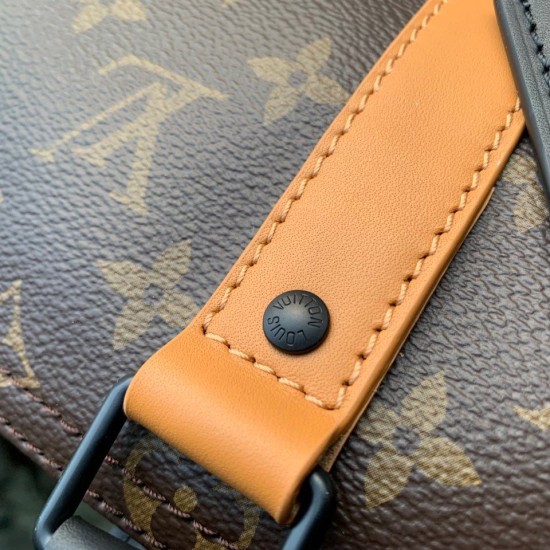 Replica Borsa Louis Vuitton Keepall Bandoulière 25 M46687 Monogramma Macassar