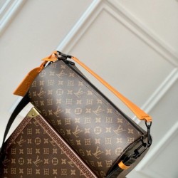 Replica Borsa Louis Vuitton Soft Polochon MM M46691 Monogramma