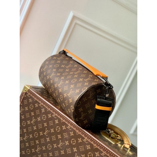 Replica Borsa Louis Vuitton Soft Polochon MM M46691 Monogramma