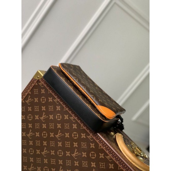 Replica Borsa da uomo Louis Vuitton Trio Messenger M46694 Monogram Macassar Replica Borsa da uomo Louis Vuitton Trio Messenger M46694 Monogram Macassar