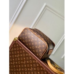 Replica Borsa Louis Vuitton Dopp Kit M46696 Monogram Macassar