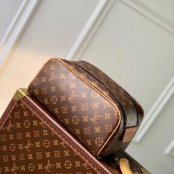 Replica Borsa Louis Vuitton Dopp Kit M46696 Monogram Macassar
