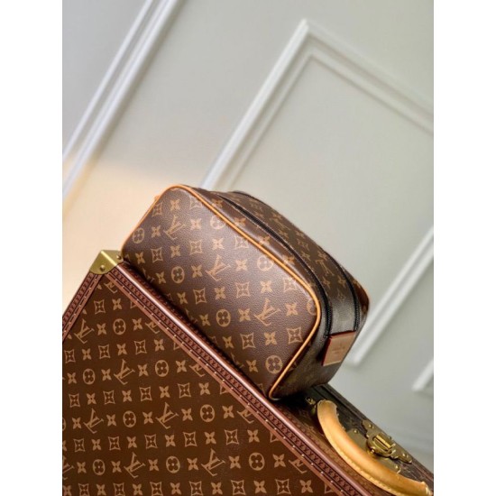 Replica Borsa Louis Vuitton Dopp Kit M46696 Monogram Macassar