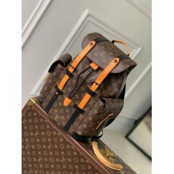 Replica Zaino da uomo Louis Vuitton Christopher PM M46699 Monogram Macassar