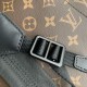 Replica Zaino da uomo Louis Vuitton Christopher PM M46699 Monogram Macassar