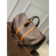 Replica Borsa da viaggio Louis Vuitton Keepall Bandouliere 45 M46703 Nonogram Macassar