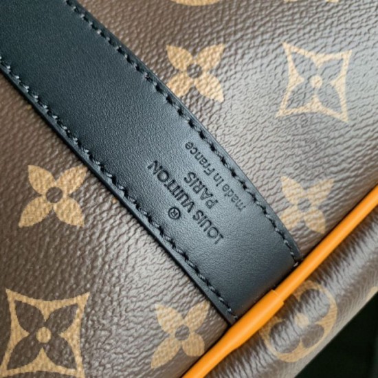 Replica Borsa da viaggio Louis Vuitton Keepall Bandouliere 45 M46703 Nonogram Macassar