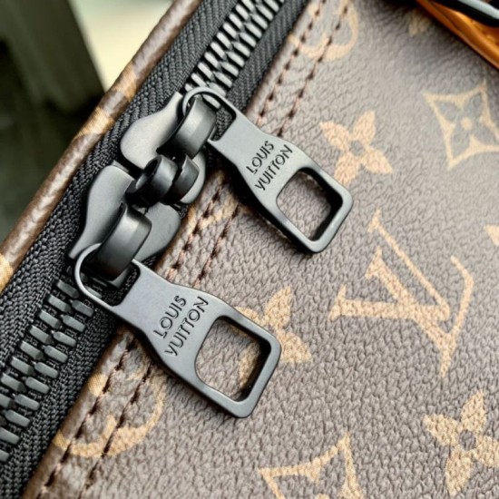 Replica Borsa da viaggio Louis Vuitton Keepall Bandouliere 45 M46703 Nonogram Macassar