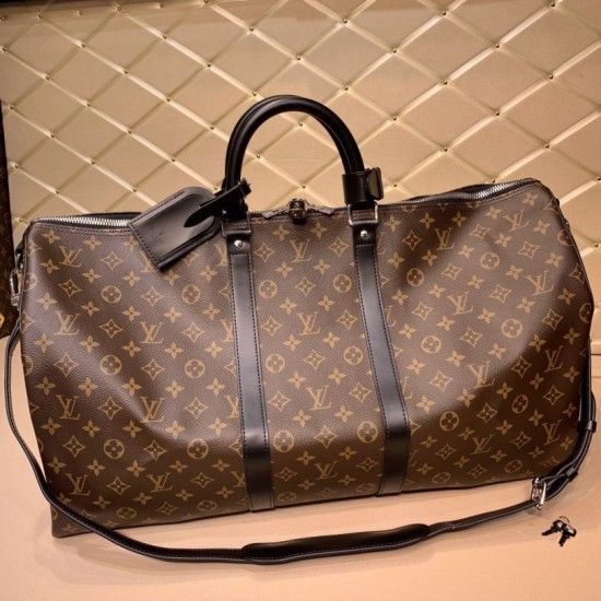 Replica Borsa Louis Vuitton Keepall Bandoulière 55 Monogram M56714