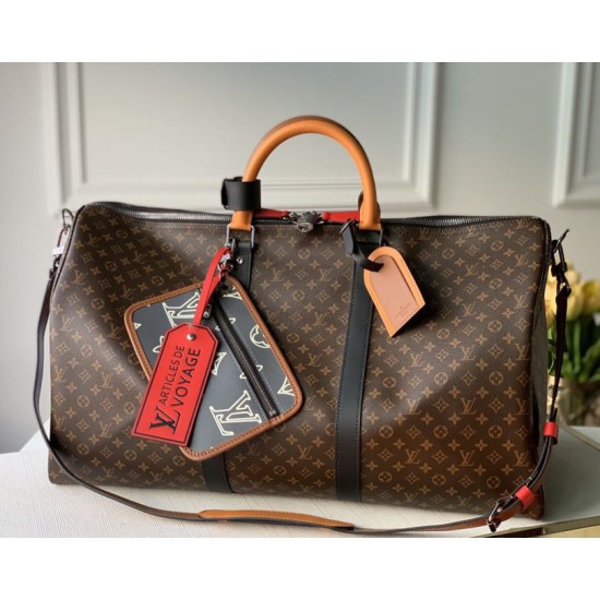 Replica Louis Vuitton Keepall Bandoulière 50 Monogram Altro Borsa M56855