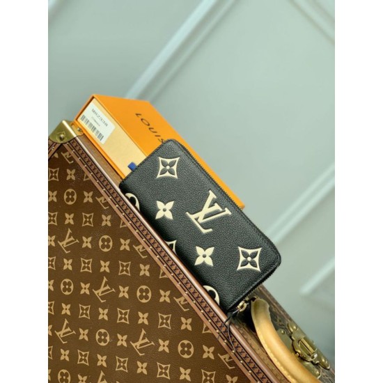 Replica Portafoglio Louis Vuitton Clémence con cerniera M82338