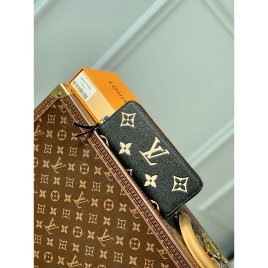 Replica Portafoglio Louis Vuitton Clémence con cerniera M82338
