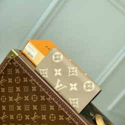 Replica Portafoglio Louis Vuitton Emilie Monogramma bicolore M82341
