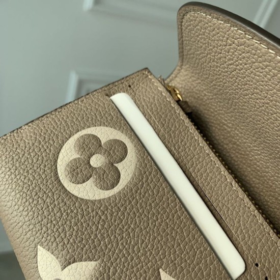 Replica Portafoglio Louis Vuitton Emilie Monogramma bicolore M82341