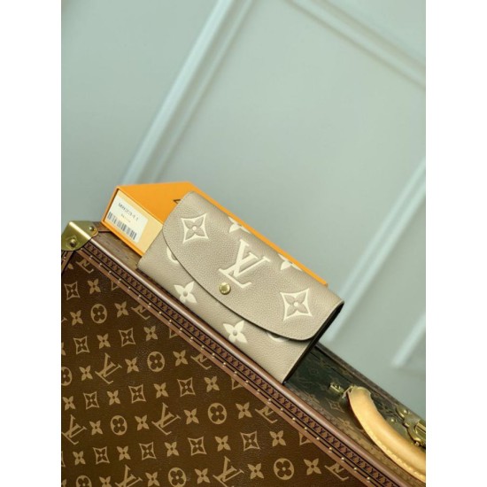 Replica Portafoglio Louis Vuitton Emilie Monogramma bicolore M82341