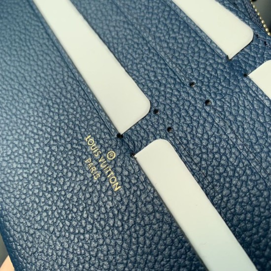 Replica Borsa a catena Louis Vuitton Félicie Pochette M82349 Blu