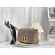 Replica Christian Dior Borsa Dior Caro media in pelle di vitello Cannage grigia