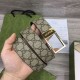 Replica Cintura Gucci GG con fibbia rettangolare 722370 35mm Marrone Oro