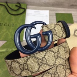 Replica Cintura sottile Gucci GG Marmont 414516 Nera