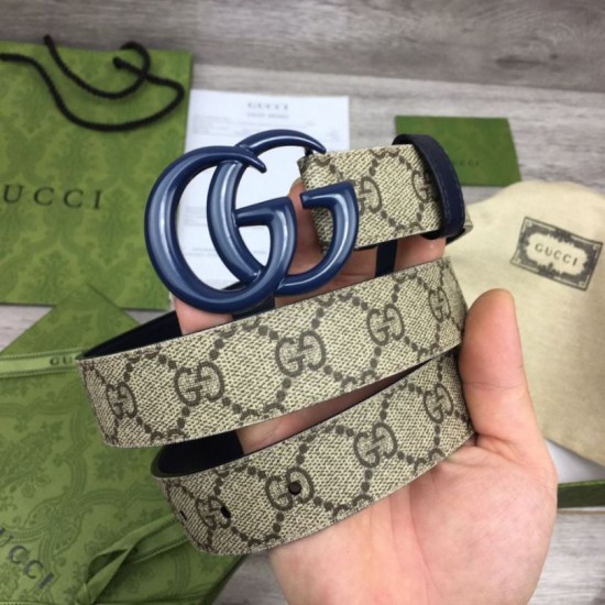 Replica Cintura sottile Gucci GG Marmont 414516 Nera