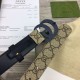 Replica Cintura sottile Gucci GG Marmont 414516 Nera
