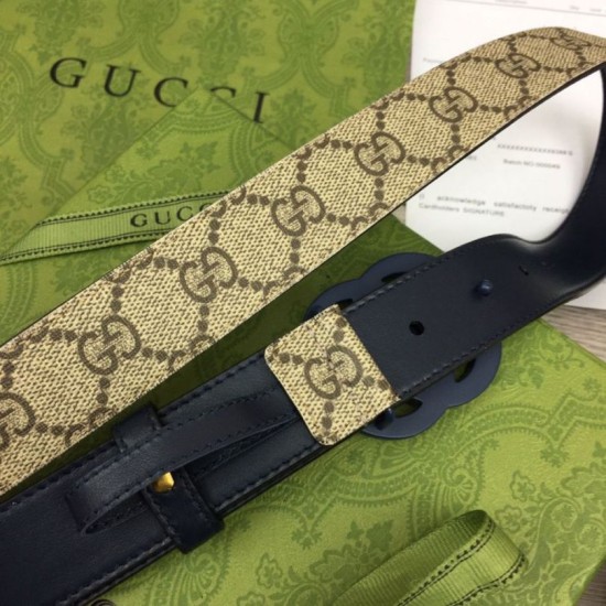 Replica Cintura sottile Gucci GG Marmont 414516 Nera