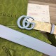 Replica Cintura larga Gucci GG Marmont 400593 40mm Azzurro
