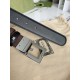 Replica Cintura reversibile Gucci con fibbia G quadrata 626974 Hardware argento