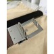 Replica Cintura reversibile Gucci con fibbia G quadrata 626974 Hardware argento