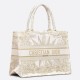 Replica Borsa tote Dior media a libro Rêve d'Infini ricamo Oro