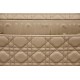Replica Borsa media Dior Caro Cannage Beige