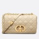 Replica Borsa media Dior Caro Cannage Beige