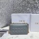 Replica Borsa Dior Caro Media Cannage Grigio