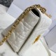 Replica Borsa media Dior Caro Cannage bianca Replica Borsa media Dior Caro Cannage bianca