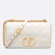 Replica Borsa media Dior Caro Cannage bianca Replica Borsa media Dior Caro Cannage bianca