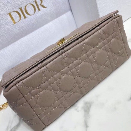 Replica Borsa Dior Caro Media Cannage Talpa