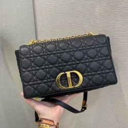Replica Borsa Caro Dior Grande Cannage Nera