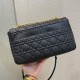 Replica Borsa Caro Dior Grande Cannage Nera